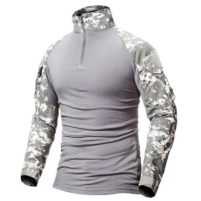 Camisa Tática Masculina Army Elite - Conforto e Estilo para Aventuras