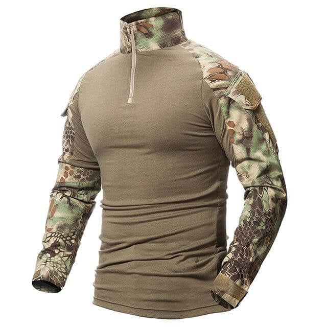 Camisa Tática Masculina Army Elite - Conforto e Estilo para Aventuras