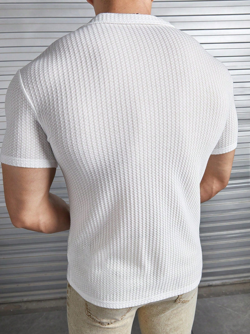 Camisa Polo Masculina Branca Summer