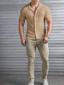 Camisa Polo Masculina Caqui Summer