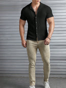 Camisa Polo Masculina Preta Summer