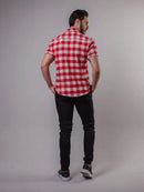 Camisa Xadrez Flanela Masculina Red Premium