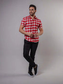 Camisa Xadrez Flanela Masculina Red Premium