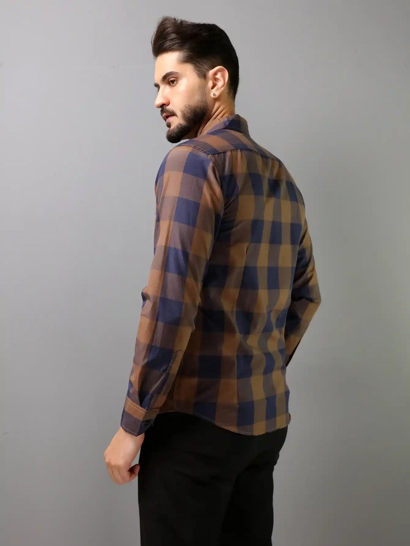 Camisa Xadrez Masculina Manga Longa Empório