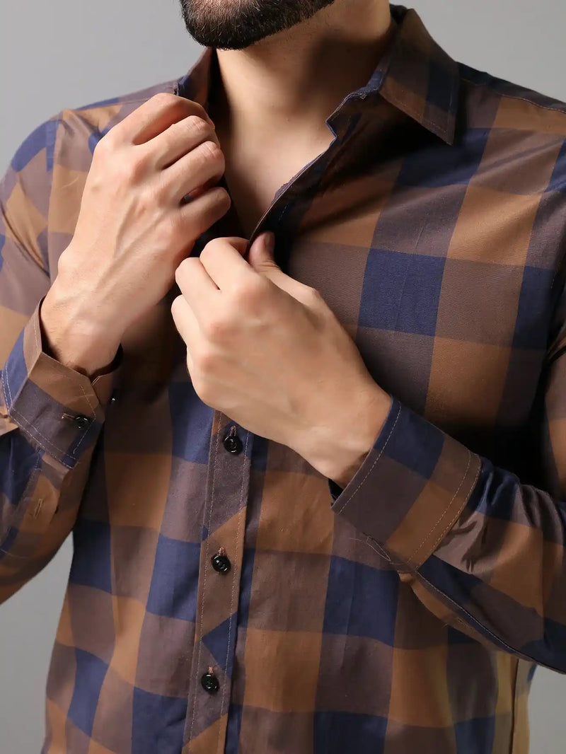 Camisa Xadrez Masculina Manga Longa Empório