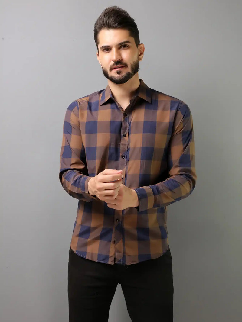 Camisa Xadrez Masculina Manga Longa Empório