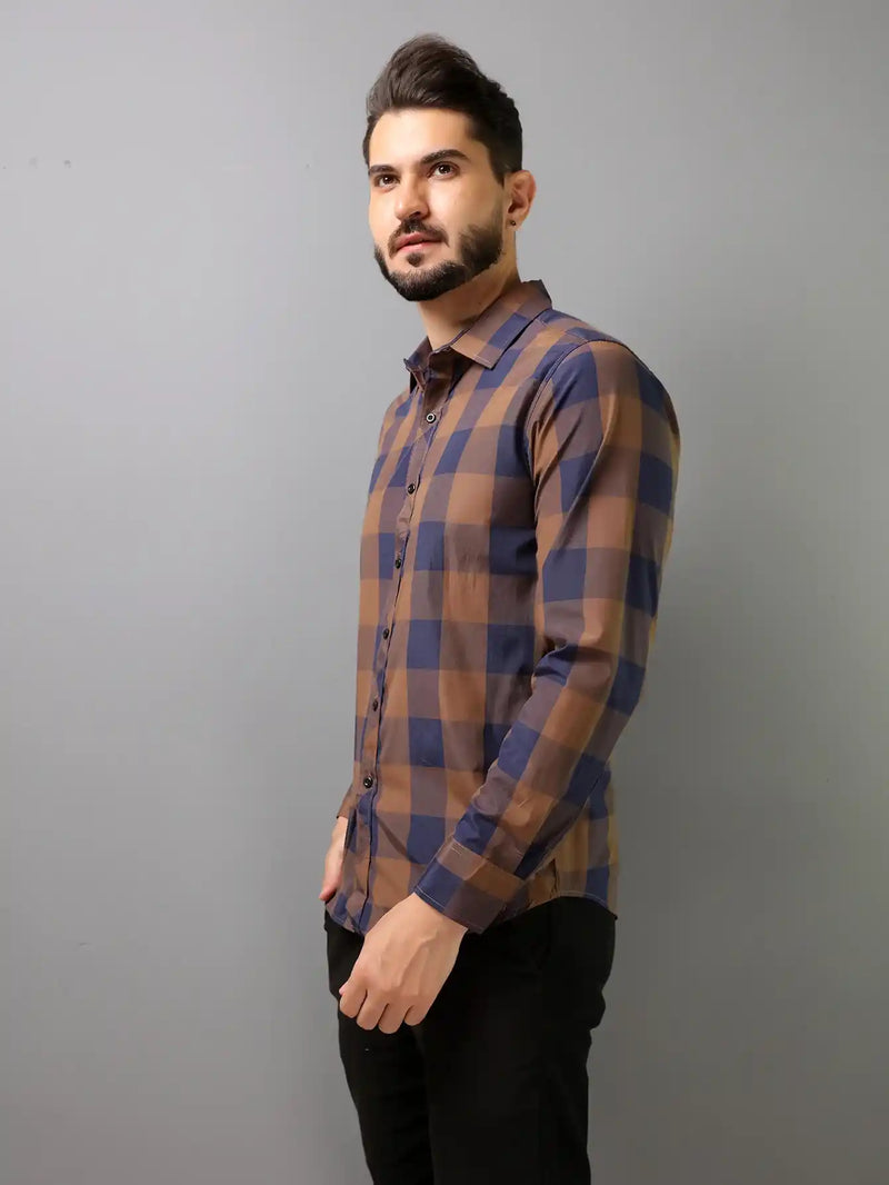 Camisa Xadrez Masculina Manga Longa Empório