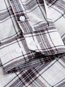 Camisa Xadrez Masculina Manga Longa White