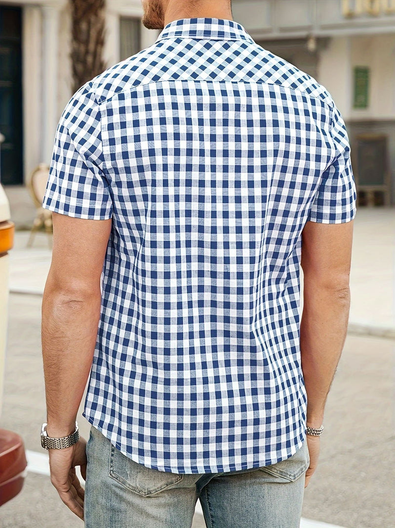 Camisa Xadrez Masculina Modelo Kali