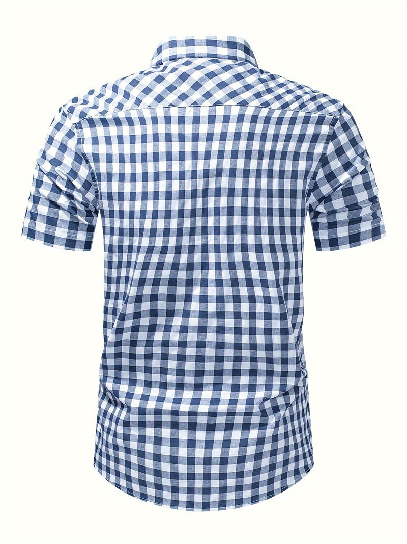 Camisa Xadrez Masculina Modelo Kali