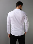 Camisa Social Branca Masculina Slim Fit Zone