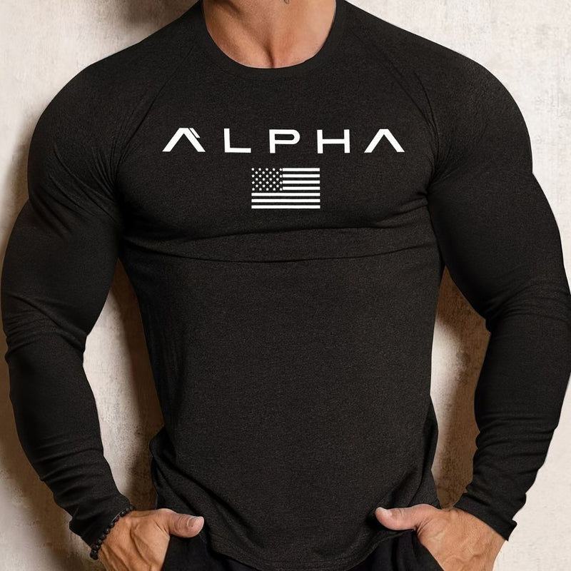 Camiseta Masculina para Academia Esportiva Alpha