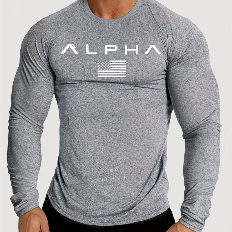 Camiseta Masculina para Academia Esportiva Alpha