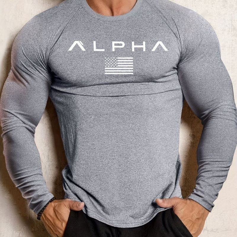 Camiseta Masculina para Academia Esportiva Alpha