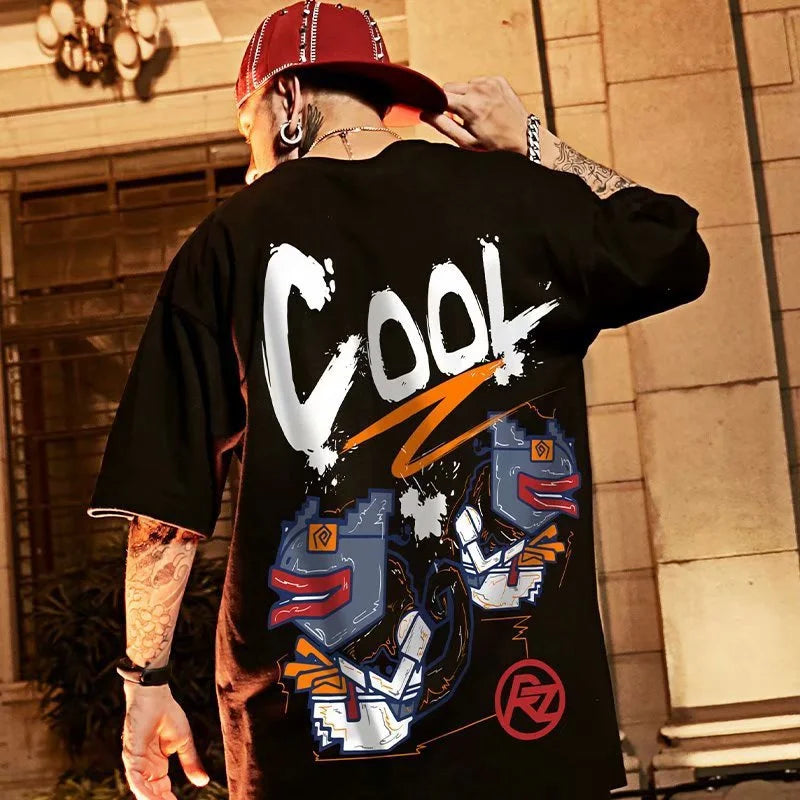 Camiseta Oversized Masculina - Cool Streetwear