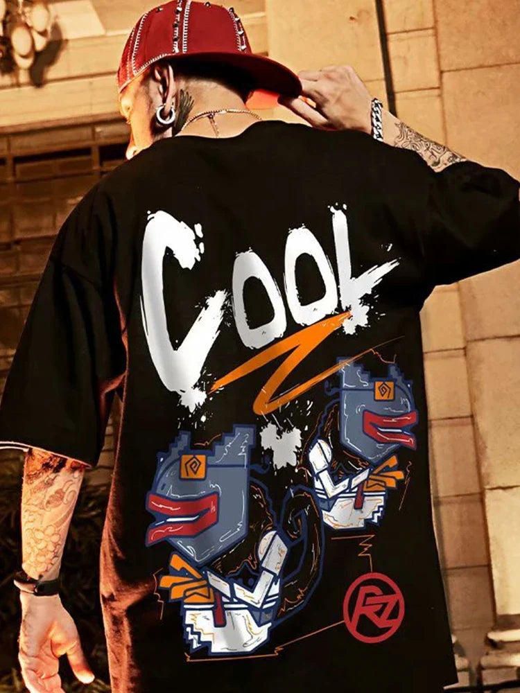 Camiseta Oversized Masculina - Cool Streetwear