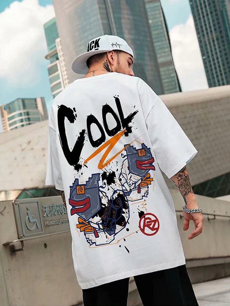 Camiseta Oversized Masculina - Cool Streetwear