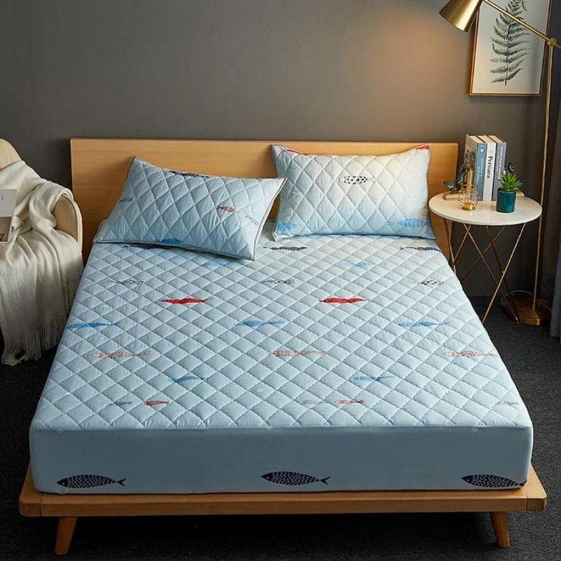 Capa Protetora de Colchão Acolchoada e Impermeável - Conforto e Proteção com SoftGuard