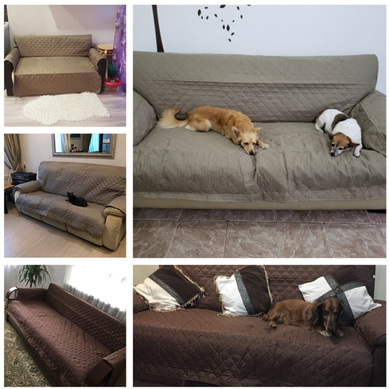 Capa de Sofá Acolchoada e Impermeável - Proteção e Conforto para Seu Lar