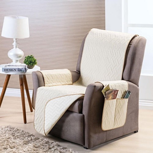 Capa Universal Acolchoada e Impermeável para Sofá - Conforto e Proteção SoftSafe