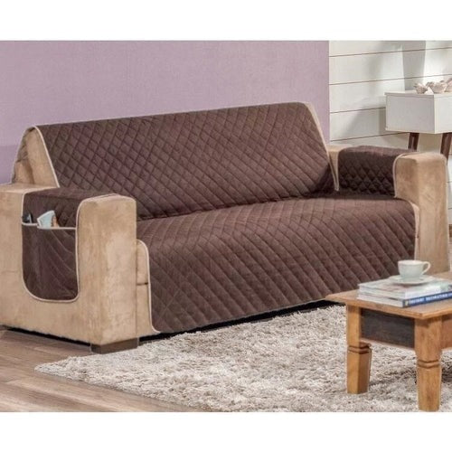 Capa Universal Acolchoada e Impermeável para Sofá - Conforto e Proteção SoftSafe