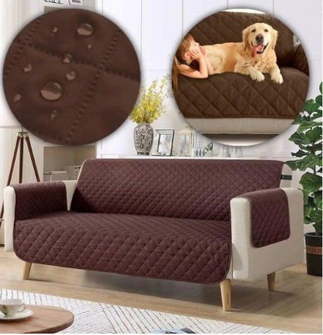 Capa Universal Acolchoada e Impermeável para Sofá - Conforto e Proteção SoftSafe