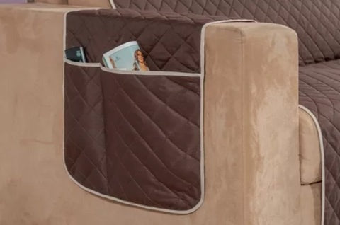 Capa Universal Acolchoada e Impermeável para Sofá - Conforto e Proteção SoftSafe