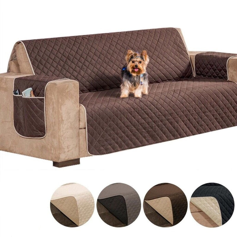 Capa Universal Acolchoada e Impermeável para Sofá - Conforto e Proteção SoftSafe