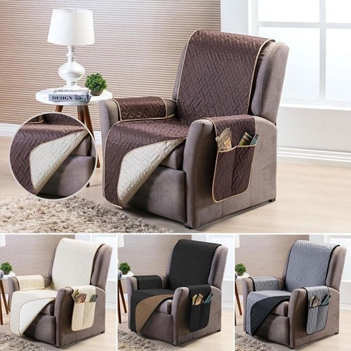 Capa Universal Acolchoada e Impermeável para Sofá - Conforto e Proteção SoftSafe