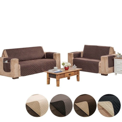 Capa Universal Acolchoada e Impermeável para Sofá - Conforto e Proteção SoftSafe