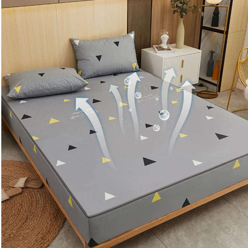 Capa Acolchoada Impermeável para Colchão com Zíper - Conforto e Proteção DryFit