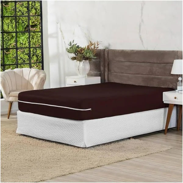 Capa Acolchoada Impermeável para Colchão com Zíper - Conforto e Proteção DryFit