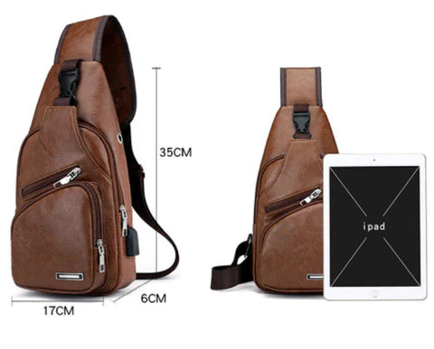 Bolsa Pequena de Couro Genuíno - Praticidade com Estilo KoogBag