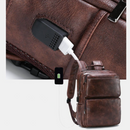 Mochila Caspian em Couro Genuíno – Estilo e Conforto para o Homem Moderno