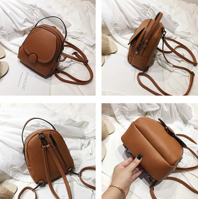 Mochila Felyciia Premium: Elegância e Conforto em Couro Genuíno