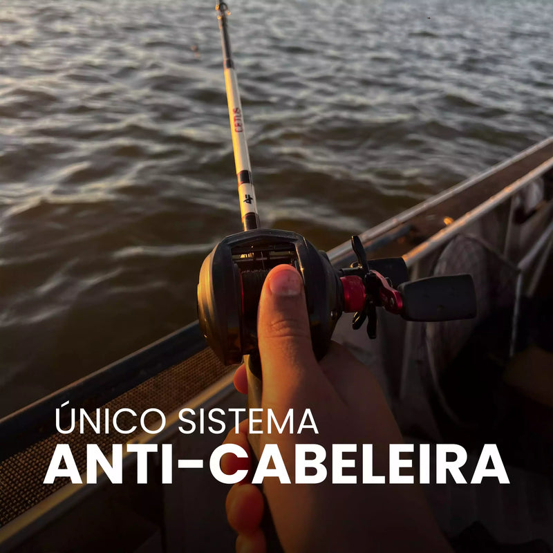 Carretilha Abu Garcia Black MAX3 Anti-Cabeleira com Boné Bass PRO Shop Grátis – Conquiste A Praticidade e Estilo na Pesca