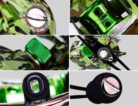 Carretilha de Pesca de Alta Performance com 19 Rolamentos e Drag de 10Kg