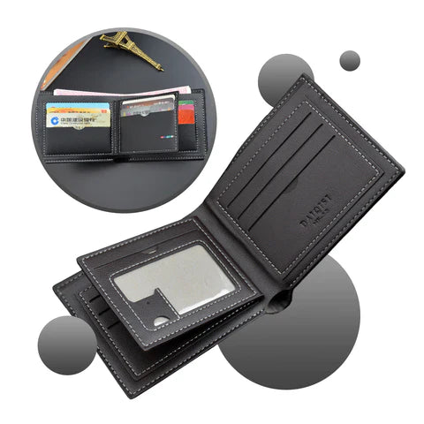 Carteira Masculina Slim Couro Modelo Premium