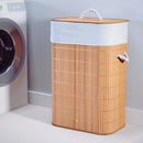 Cesto Grande de Bambu Para Organizar Suas Roupas Sujas com Estilo