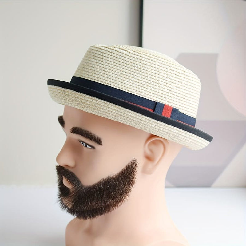 Chapéu Panamá Masculino Listrado