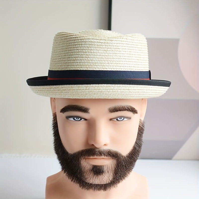 Chapéu Panamá Masculino Listrado