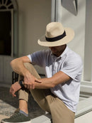 Chapéu Panamá Com Fita Premium