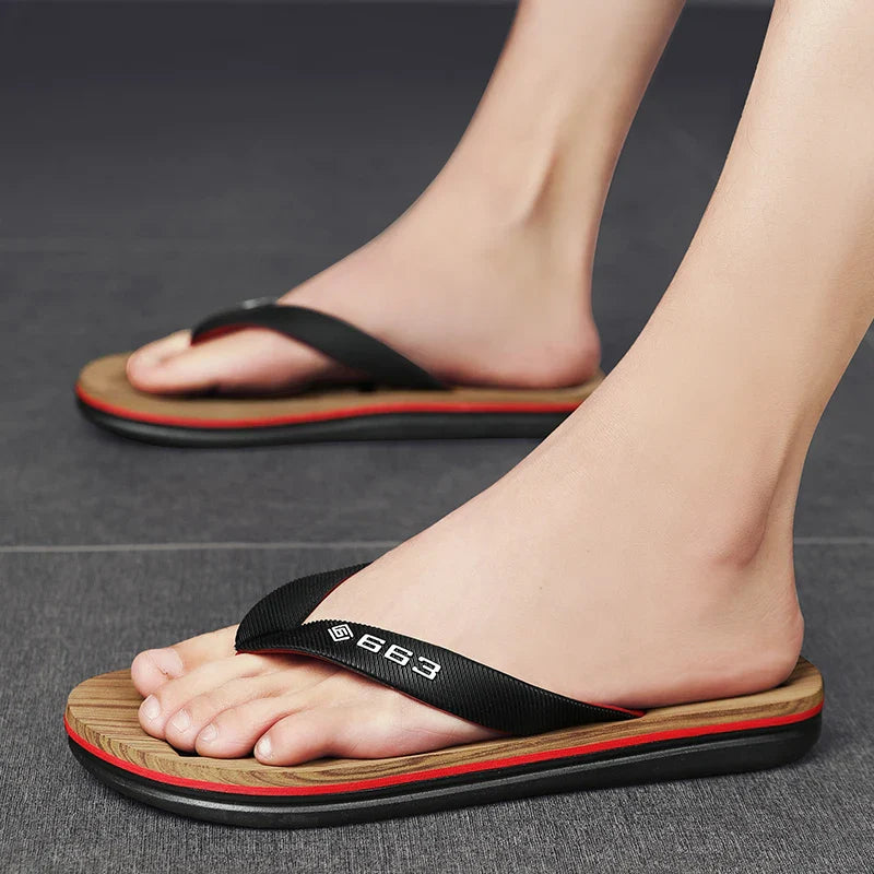 Chinelo Masculino Louluen Wood Original