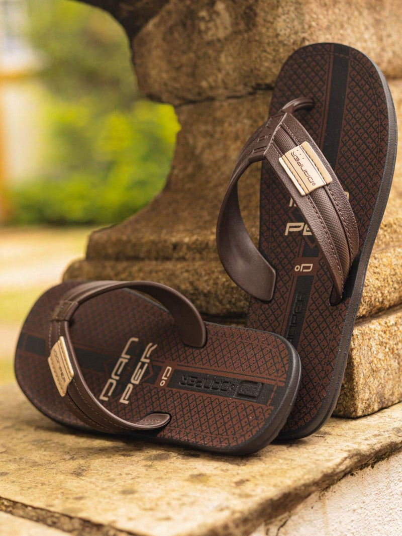 Chinelo Masculino Marrom Gênova