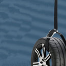 Cinto Masculino Tecido Trançado com Ponteiras Em Couro