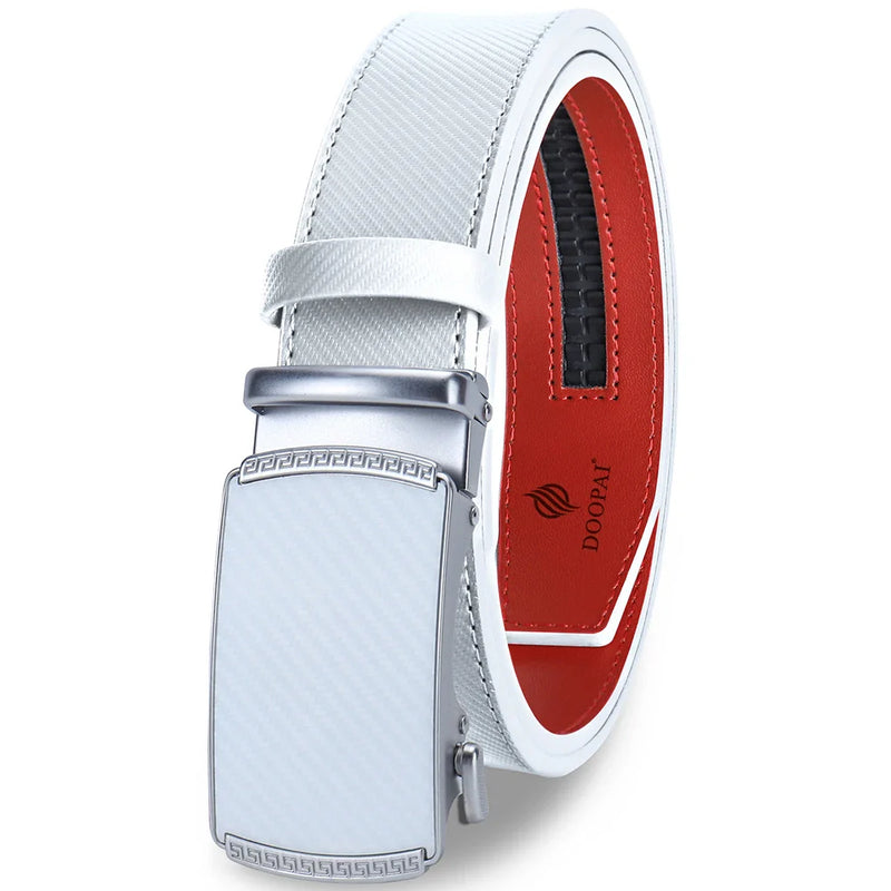 Cinto Masculino De Couro Fivela Automática - Doopai