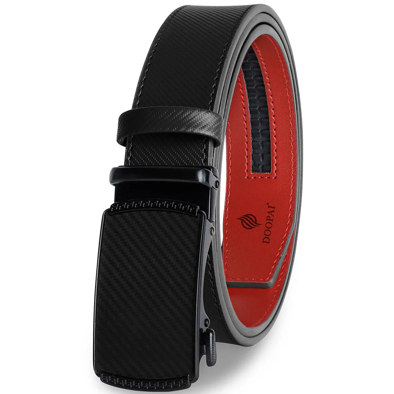 Cinto Masculino De Couro Fivela Automática - Doopai