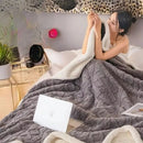 Coberta Casal Confortável em Lã Microfibra Soft para Aconchegar seu Inverno