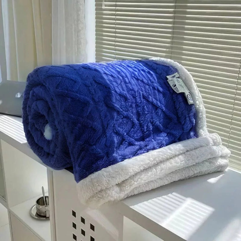 Coberta Casal Confortável em Lã Microfibra Soft para Aconchegar seu Inverno