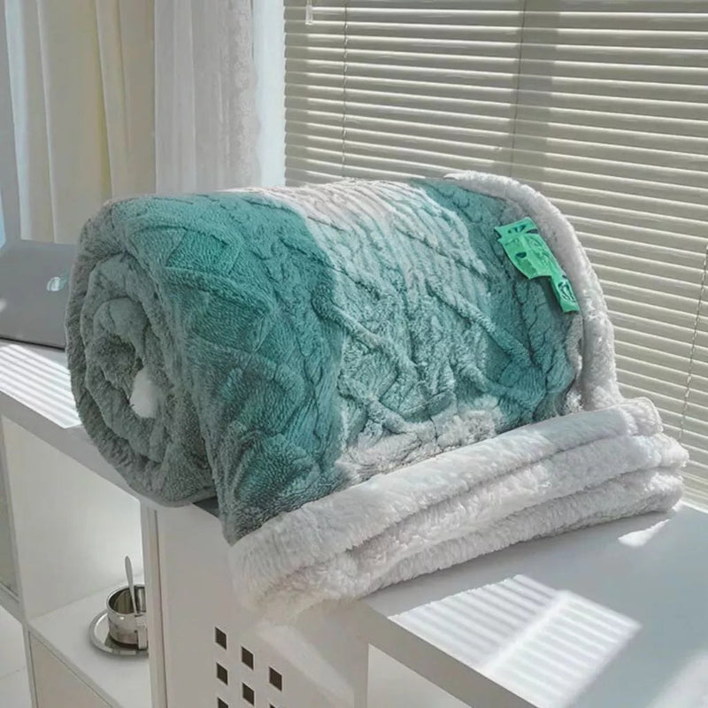 Coberta Casal Confortável em Lã Microfibra Soft para Aconchegar seu Inverno